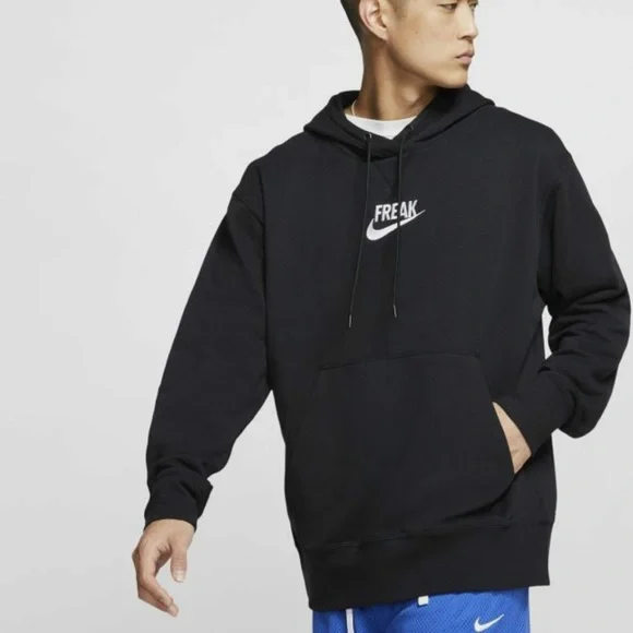 Nike MEN'S Giannis FREAK Hoodie GREEK FREAK Black SIZE L - Picture 6 of 10
